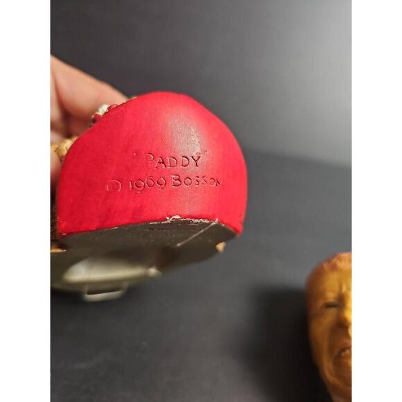 Set Of 3 Bossons Chalkware Sea Captain Uriah Heep Paddy Wall Plaques - Picture 8 of 11